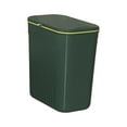 thumbnail image 4 of Cubo de basura colgante para cocina, cubo de basura con tapa Verde, 4 of 8