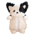 thumbnail image 4 of Estuche de peluche con forma de perro Corgi, bolso de peluche, maquillaje creativo y adorable de dibujos animados Negro, 4 of 9