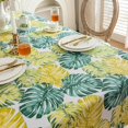 thumbnail image 6 of Hawaiian Luau Tablecloths, Heat-Resistant Dining Table Cover, Anti-Slip Party Table Cloth,Kitchen Decor,60x84 Inch，Monstera Deliciosa, 6 of 7