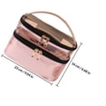 thumbnail image 2 of Nestingho 1Ud Bolsa Transparente De Maquillaje Rosa Para Viaje Con Protección Duradera, 2 of 8