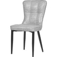 thumbnail image 3 of Sillas Juego Comedor Tapizadas Vinipiel Gris 6 piezas Houzer, 3 of 5