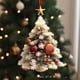 thumbnail image 4 of Ganfancp 5Pc Árbol de Navidad Coche Colgante Navidad Acrílico Decoración Decoraciones Ofertas Flash Liquidación Decoración Navideña Acrílica para Colgar*5, 4 of 4