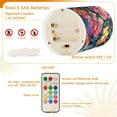 thumbnail image 5 of Yayeee Flameless Candles with Remote Flickering Battery Operated Multi Color Changing, Ethereal Floral Harmony, 5 of 7