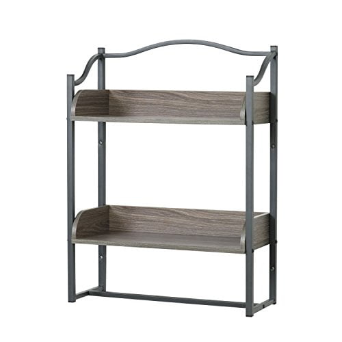 metal bathroom wall shelf