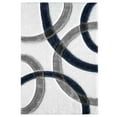 thumbnail image 4 of 4D Shaggy Rug Hand Carved Plush Thick Modern Contemporary Abstract For Living Room Bedroom 6491 (5'2"x7'5",Navy), 4 of 7