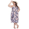 thumbnail image 7 of Oussum Women Short Tube Dress Sleeveless Summer Plus Size Dresses, Multicolor, 7 of 7