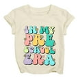 thumbnail image 5 of Shirts for Girls Print Back to School Shirt School Tee Kindergarten Shirts for Girls Kids T Shirt Children Z0C-Beige, 130, 5 of 5