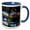 Blue/White, variant on 3drose, Usa, Maine, Mount Desert. Bernard Harbor Reflections at Twilight, 11oz Magic Transforming Mug