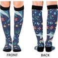 thumbnail image 2 of Coolnut Shark Compression Socks for Men & Women 1 Pack, Knee High Stockings for Running, Sport, Hiking & Travel, 2 of 6