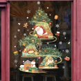 thumbnail image 2 of Pegatinas electrostáticas de Papá Noel, muñeco de nieve, alce, ventana, copo de nieve, pegatina de pared, decoración navideña para el hogar, Año Nuevo, 2024, 1 unidad, 2 of 4