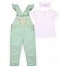 Nannette Toddler Girls Twill Overall W/Headband, Size 2T-4T