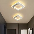 thumbnail image 2 of Lámpara colgante LED de estilo nórdico Estilo nórdico Easy Fashion lámpara colgante para balcón cocina dormitorio pasillo luz blanca cálida y fría 20W (luz cálida), 2 of 5