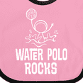 thumbnail image 4 of Inktastic Water Polo Rocks Sports Team Boys or Girls Baby Bib, 4 of 4