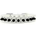 thumbnail image 3 of Pet and Dog Spike Collar, "Double Crystal  Black Spikes", 3 of 5