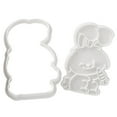 thumbnail image 2 of Airle Cookie Cutter Cute Non Stick Plastic Happy Easter Party Biscuit Embossed Mold Stencil for Kitchen, 2 of 8