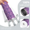 thumbnail image 2 of Leopard Print 30oz Handheld Travel Tumbler with Handle – Double Wall Stainless Steel Insulated Cup, Flip Straw Lid, Leak-Proof & BPA-Free for Hot and Cold Drinks – Durable Coffee & Juice Mug White, 2 of 6