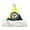 Navy, variant on USA Army Christmas Santa Hat Black and Yellow Polyester for Adults Christmas Theme