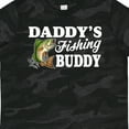 thumbnail image 4 of Inktastic Daddy's Fishing Buddy with White Text Boys Toddler T-Shirt, 4 of 5