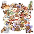 thumbnail image 5 of 35pcs Adorable Kids Stickers Bear Stationery Funny Animal for Phone Luggage Laptop, 5 of 9