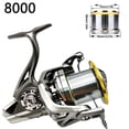 thumbnail image 4 of BIQIANWO High-Power Long Cast Spinning Reel with 4.8:1 Gear Ratio, Smooth & Durable - Interchangeable Left/Right Hand, 44.09LB Max Drag for Freshwater & Saltwater Fishing, 4 of 9