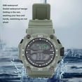 thumbnail image 4 of Reloj electrónico Para hombres ANGGREK Digital Multifuncional LED Luminoso OD Verde 12/24 Horas, 4 of 7
