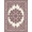 Mauve Pink, Pattern 5, variant on ODIKA 8'x10' Washable Area Rug Non-Shedding, Easy Care, Vintage Distressed Trellis Scroll Border Boho Motifs Mauve Dusty Refined for King Size Bedroom Under Bed, Master Suite