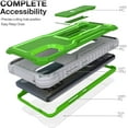 thumbnail image 3 of FITO For Samsung Galaxy A51 5G Case, Phone Case with Screen Protector and Kickstand (Green), 3 of 6