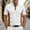 White, variant on CHENHANN Polo Shirt Men Short Sleeve Button Down Corduroy T Shirts Loose Fit Khaki Mens Dress Shirts