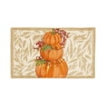 thumbnail image 1 of Nourison Three Pumpkins Fall Accent Rug, Beige , 18 X 30, 1 of 2