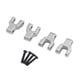 thumbnail image 2 of Aros de amortiguación delanteros y traseros para coche RC, accesorios de fácil instalación, prácticos, ligeros y estables, soporte de amortiguación Plata, 2 of 8