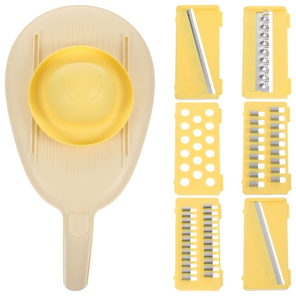 FRCOLOR 1 Set of Kitchen Potato Slicer Multi-functional Vegetable Grater Manual Fruit Slicer