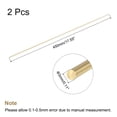 thumbnail image 2 of Uxcell 3mm Diameter 450mm Length Brass Solid Round Rod for DIY Craft 2pack, 2 of 4