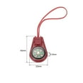 thumbnail image 2 of Uxcell Survival Compass, 25 Pack Pocket Camping Compass with String for Outdoor Hiking, Red, 2 of 6