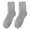 Grey, variant on D-GROEE 1 Pair Womens Super Thick Striped Fuzzy Socks - Soft Warm Comfort Casual Crew Winter Socks