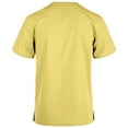 thumbnail image 2 of Panda Uniform by HeedFit Women's V-Neck Scrub Top – Two Patch Pockets, L, Yellow, 2 of 4