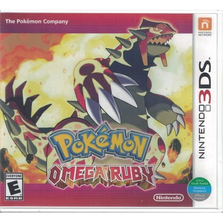 Pokemon Omega Ruby [Nintendo 3DS] Prepare for an epic adventure exploring a world filled with Pokemon in Pokemon Omega Ruby for the Nintendo 3DS. Soar high above the Hoenn region on an unforgettable quest to be the very best Pokémon Trainer. As you catch  battle  and train a variety of Pokémon  you’ll unleash powerful new Mega Evolutions. Seek out Legendary Pokémon from regions near and far while and uncover the secret powers of Primal Groudon and Primal Kyogre! The Pokémon Omega Ruby and Pokémon Alpha Sapphire games deliver the excitement of the original Pokémon Ruby and Pokémon Sapphire games now reimagined and remastered from the ground up to take full advantage of the Nintendo 3DS and Nintendo 2DS. With new Mega Evolutions of past Pokémon  new characters and stories  new areas to explore  new ways to find and catch Pokémon  and new ways to travel  these games offer hours of entertainment for both current Pokémon fans nd players just getting into the series! Features: Choose Your Adventure - Your Pokémon  your adventure! Pichu Starter - Watch as your Pichu evolves to Pikachu! Starters Head to Head - Battle and trade with players around the world! Starters - Encounter a wide variety of Pokémon throughout your journey! Pikachu Evolution - Get even closer to solving the mysteries of Mega Evolution as more Pokémon gain this powerful ability! Primal Kyogre - Experience the awe of Prinal Reversion  a new  extremely powerful transformation undergone by Legendary Pokémon.