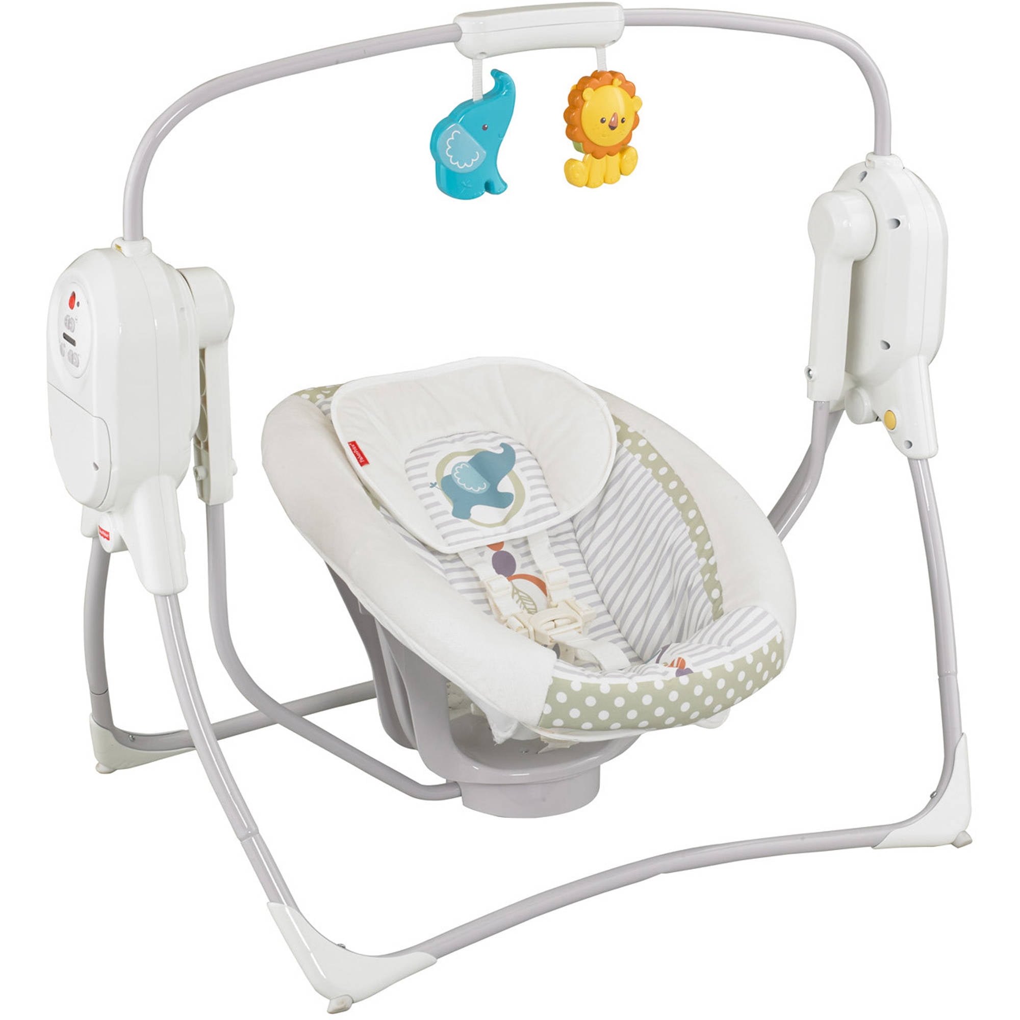 Fisher Price Spacesaver Cradle Swing White