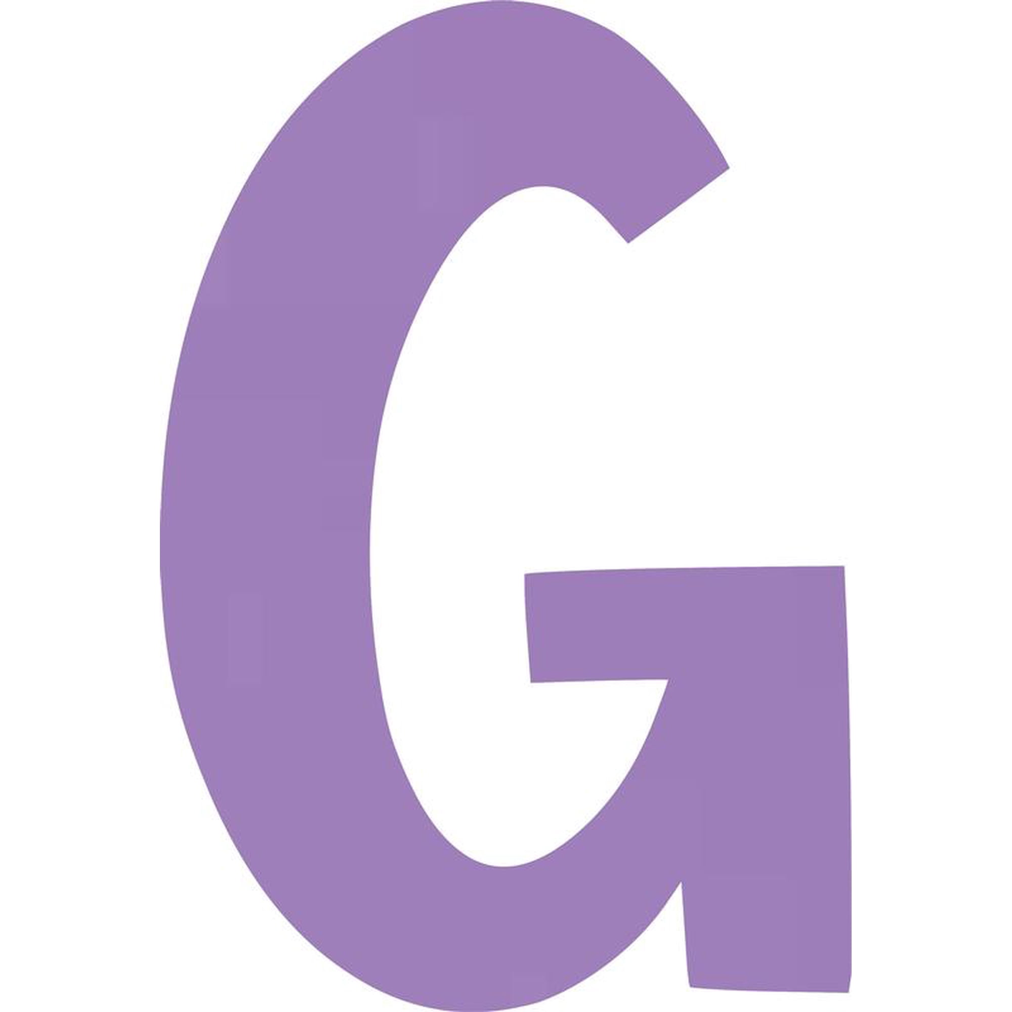 Acrylic Letter G Blank Craft 8 Tall Lavender Custom Wedding Reception Signage DIY