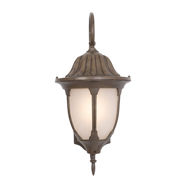 Yosemite Home Decor Merili 1 Light Exterior Aluminum Wall Mount Light in Brown
