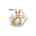 thumbnail image 2 of Pegatinas de Pascua para ventana | Decoración estática de conejito y mariposa | Decoraciones navideñas para ventana | Material de PVC | 30 x 30 cm, 2 of 6