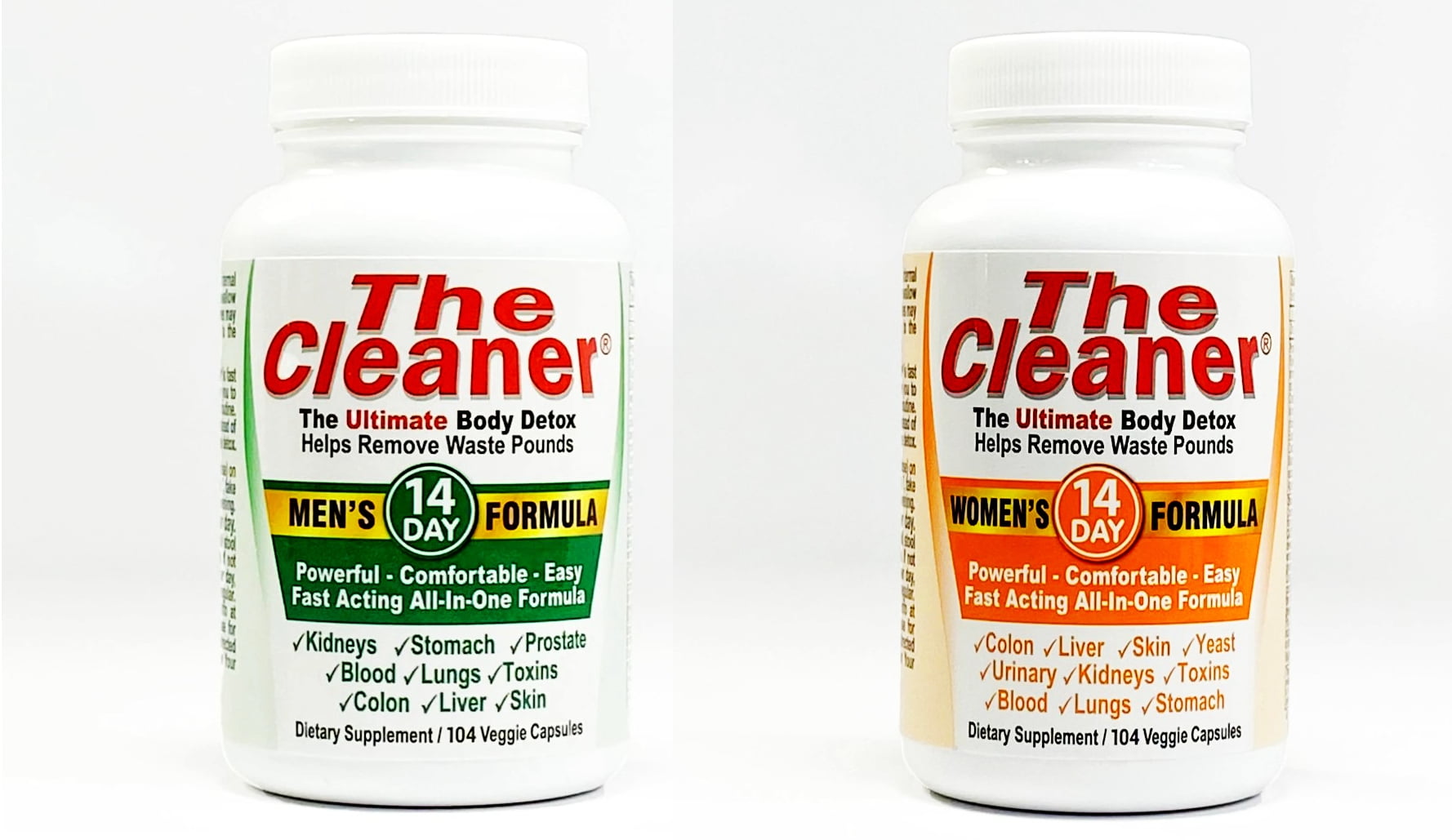 The Cleaner 2 Pack Bundle 14 Day Women's and 14 Day Men's Ultimate Body