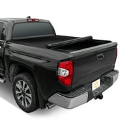 Auto Drive Soft Roll up Truck Bed Tonneau Cover Fits 07-21 Toyota Tundra 5.5Ft Bed