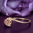 thumbnail image 2 of Gorgeous Solitaire 1 Carat Round Cut Morganite Unique Engagement Ring, Classic Wedding Ring in 10k Solid Rose Gold Band, Gift For Her, Promise Ring, Anniversary Ring, 2 of 3