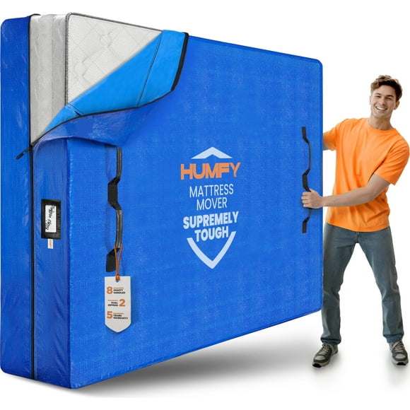 Fundas de colchón HUMFY para mudanza con 8 asas tamaño queen
