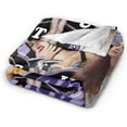thumbnail image 5 of Olivias Pop Music Rodrigos Blanket Cozy Flannel Throw Blanket Novelty Aesthetic Graphic Air Conditioning Blanket Decor for Bed Couch Living Room 60x80, 5 of 6