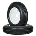thumbnail image 2 of Yiwa 2-Pack Trailer Tires with Rims, 760 lb Capacity Tire/Wheel Assembly for Boat & Utility Trailers, 2 of 8