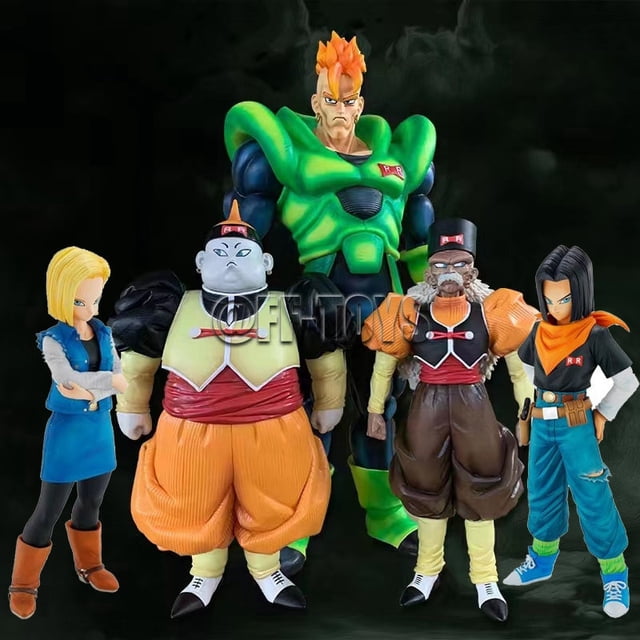 16 17 18 19 20 16 17 18 19 20 Dragon Ball Anime figuras de acción ANDROID figura estatua de PVC juguetes de modelos coleccionables regaloszhangyuxiang
