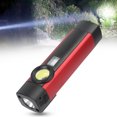 thumbnail image 4 of Linterna De Trabajo, Lámpara De Trabajo COB Multiusos Con Imán, 4 Modos, Potente, Recargable De 1200mAh Con Clip Magnético Para Taller, 4 of 7