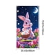 thumbnail image 3 of CaiYueKe Easter Door Cover Curtain Decoration for Spring Holiday Party, Bunny Egg Themed Hanging Door Banner Wall Decor, Festive Home Indoor Outdoor Welcome Sign with Religious Cross Pattern, 3 of 7