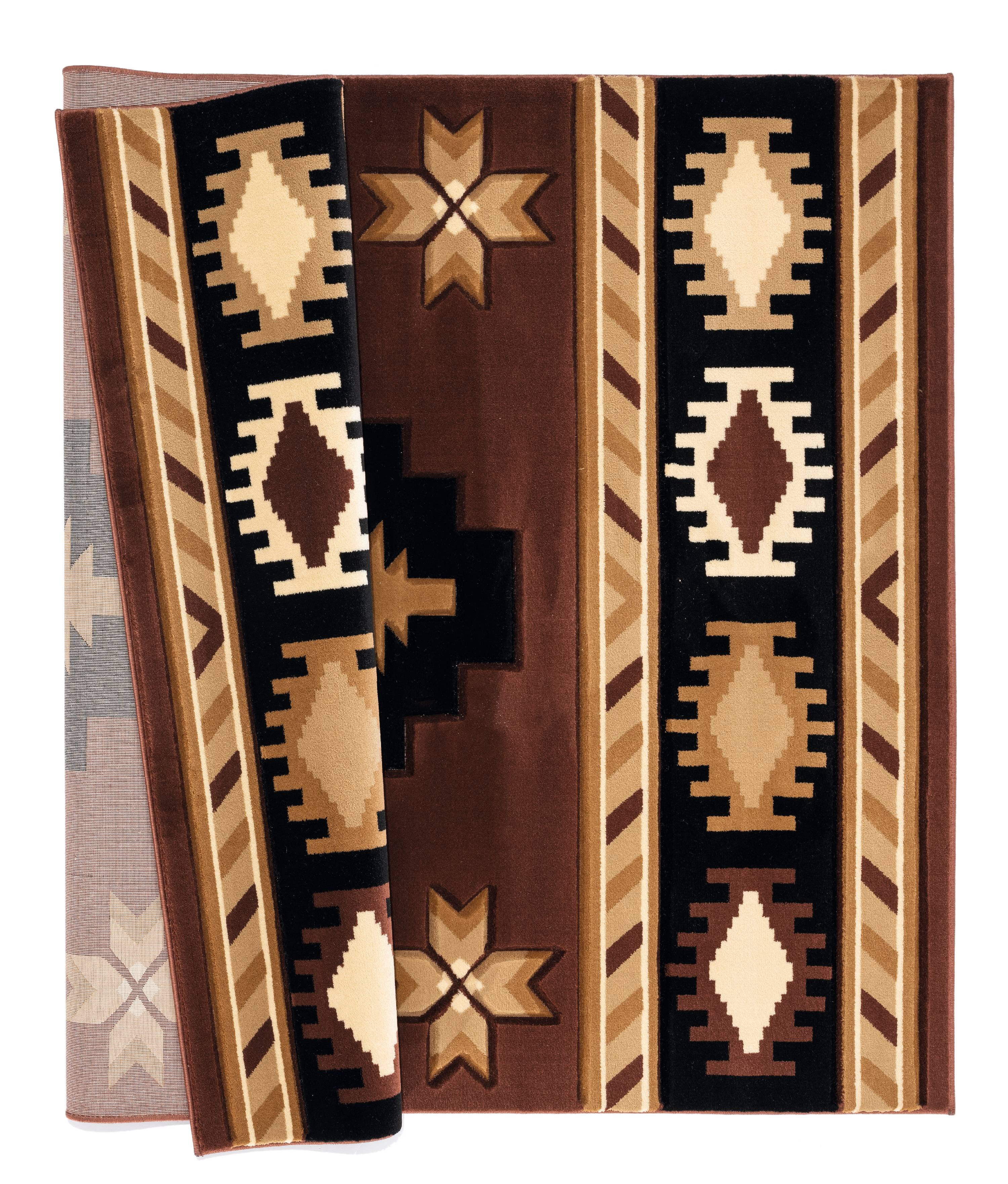 United Weavers Drachma Volos Southwestern Geometric Accent Rug, Brown, 2'7" x 4'2"